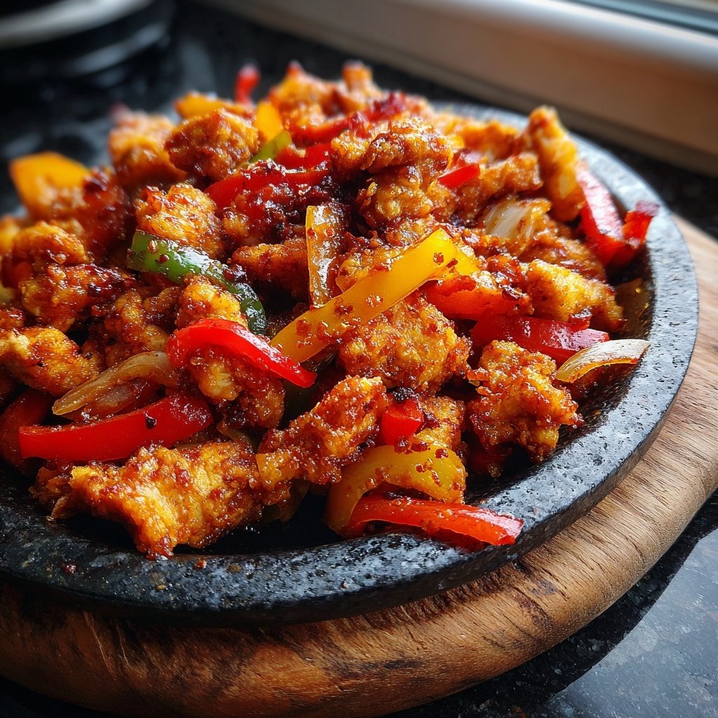 Abendessen mit Pfannengericht