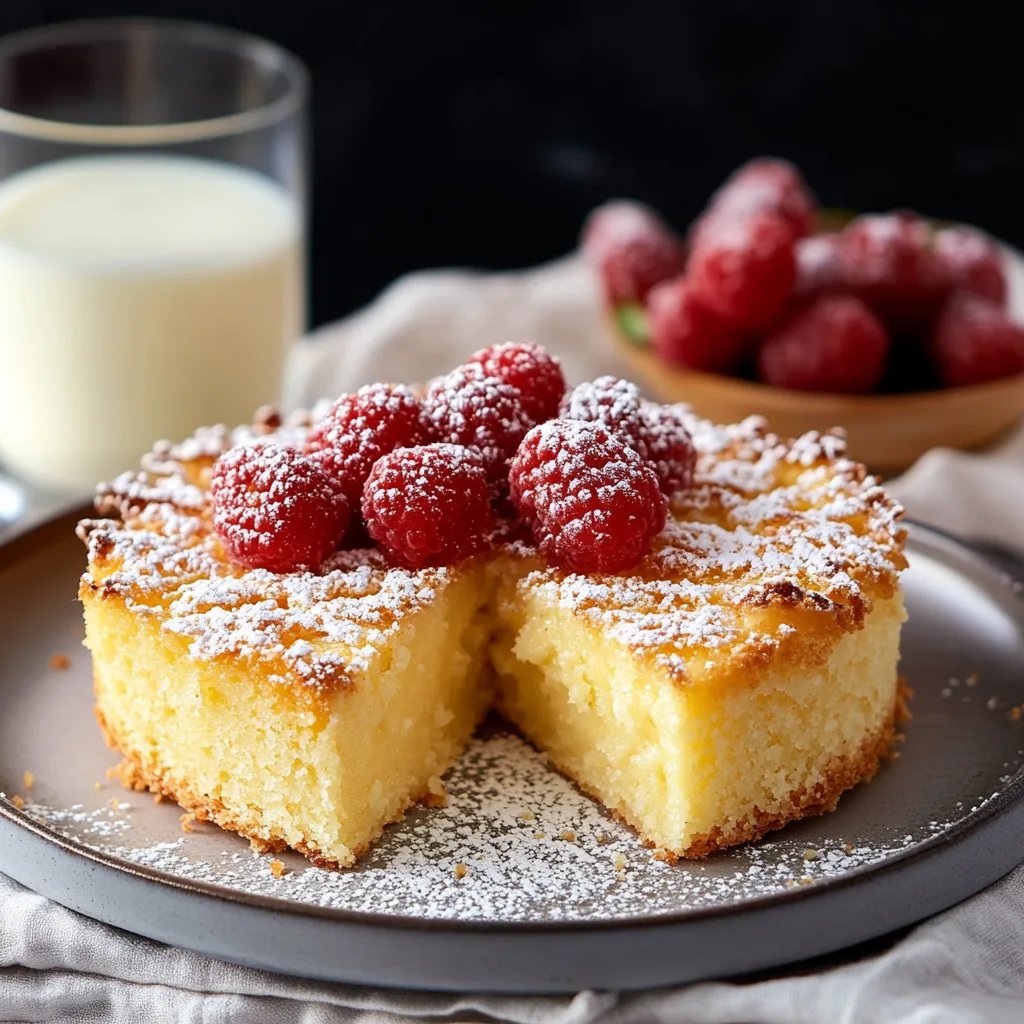 Altmodischer heißer Milchkuchen