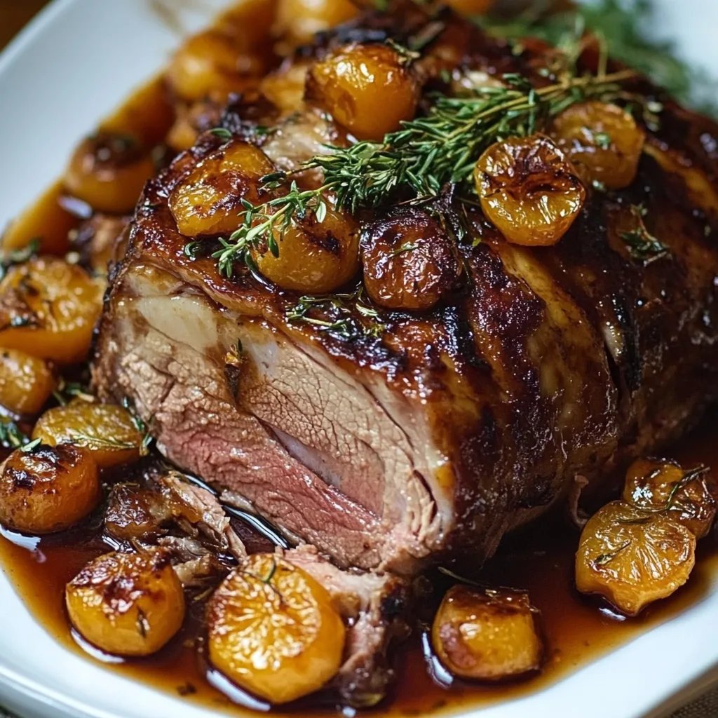 Rinderbraten mit Orangen-Glasur