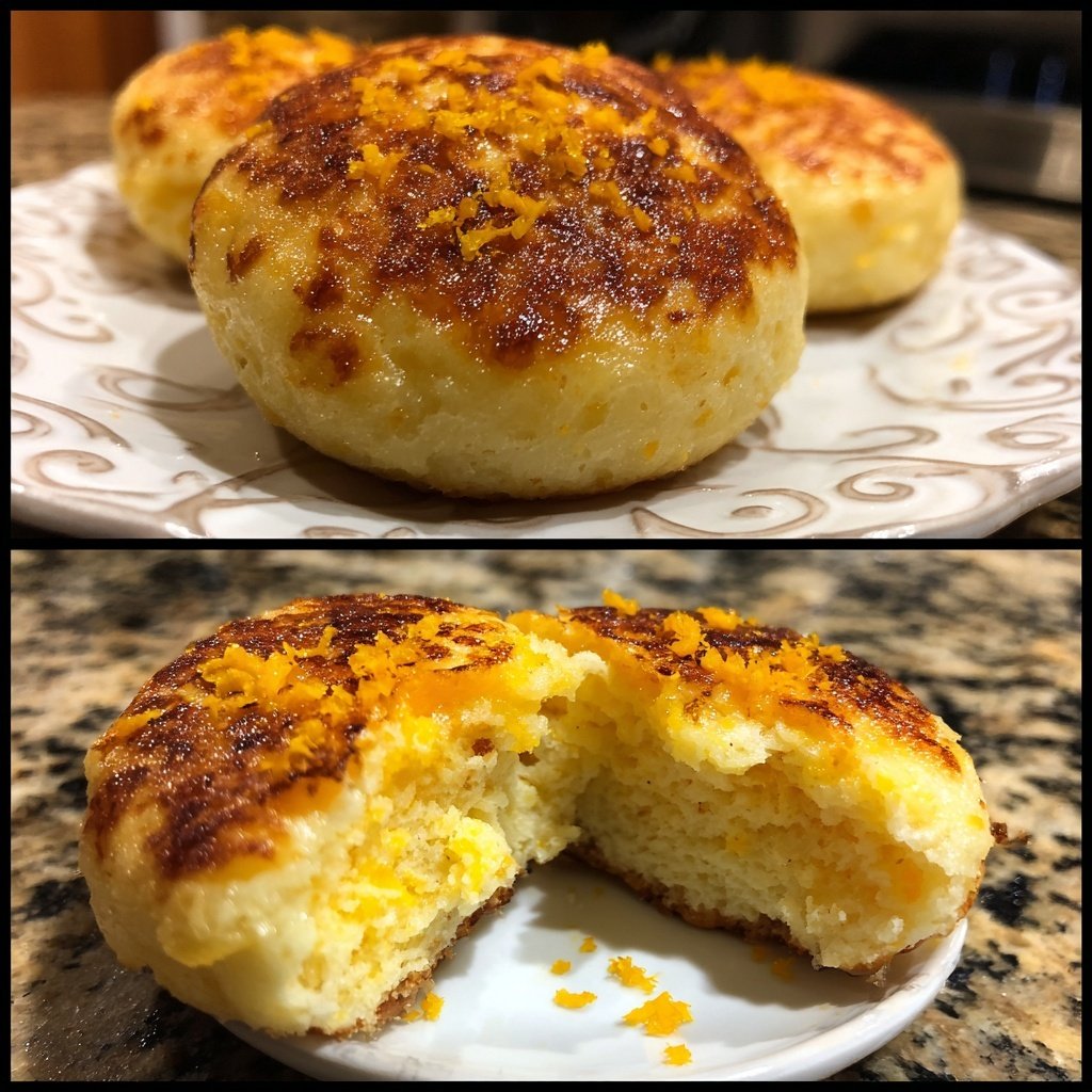 Quarkbällchen mit Orangenabrieb