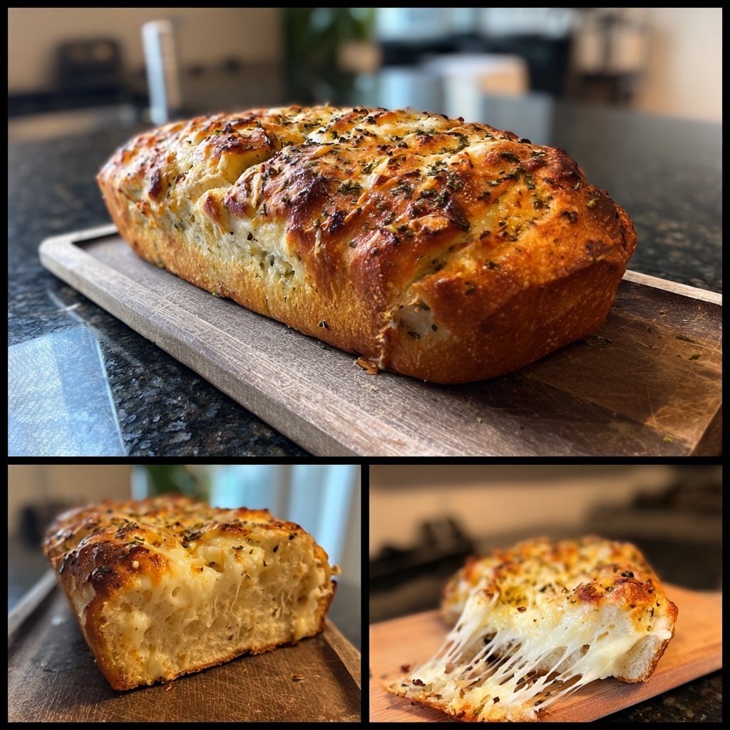 Zupfbrot Mit Knoblauch Und Mozzarella