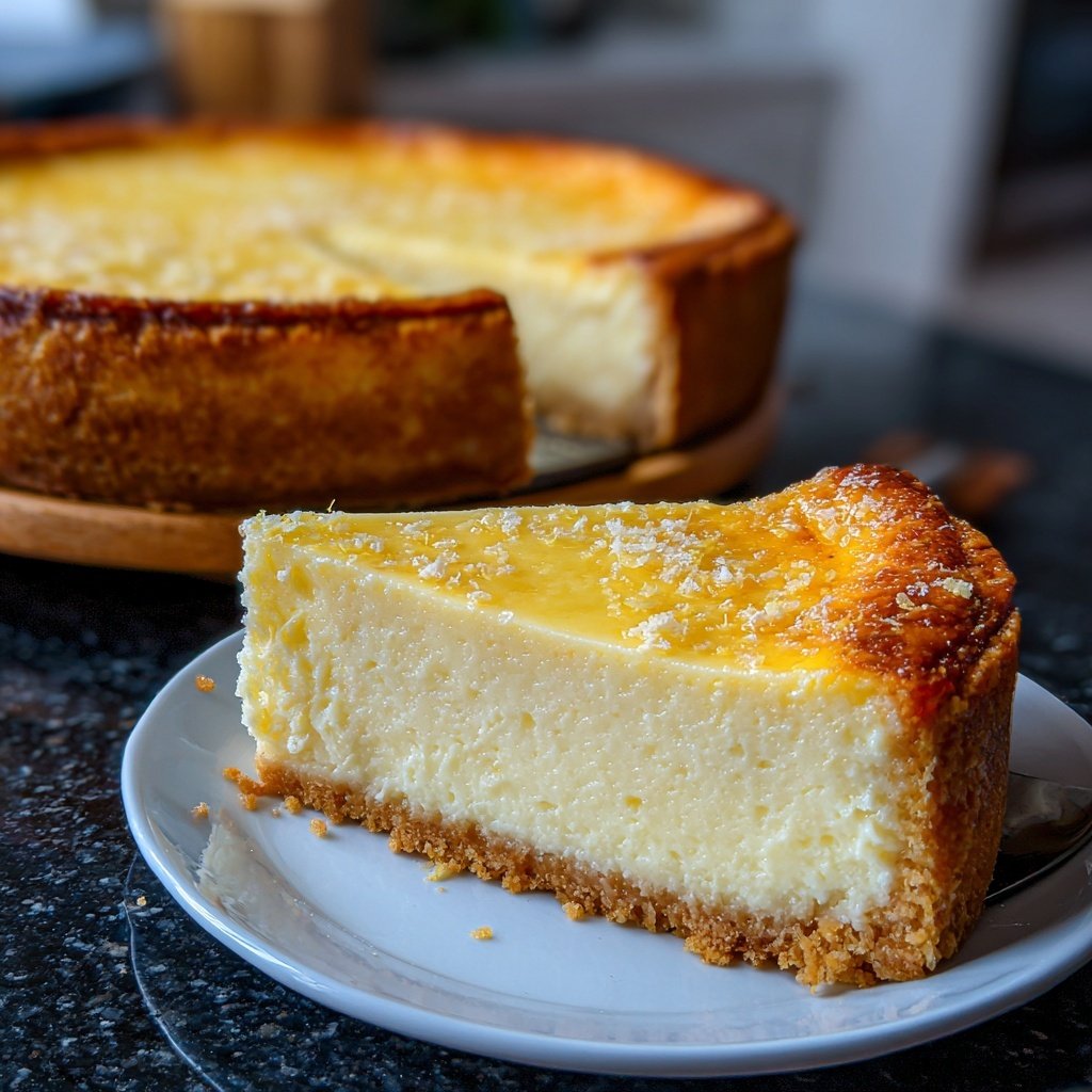 Käsekuchen mit Zitrone