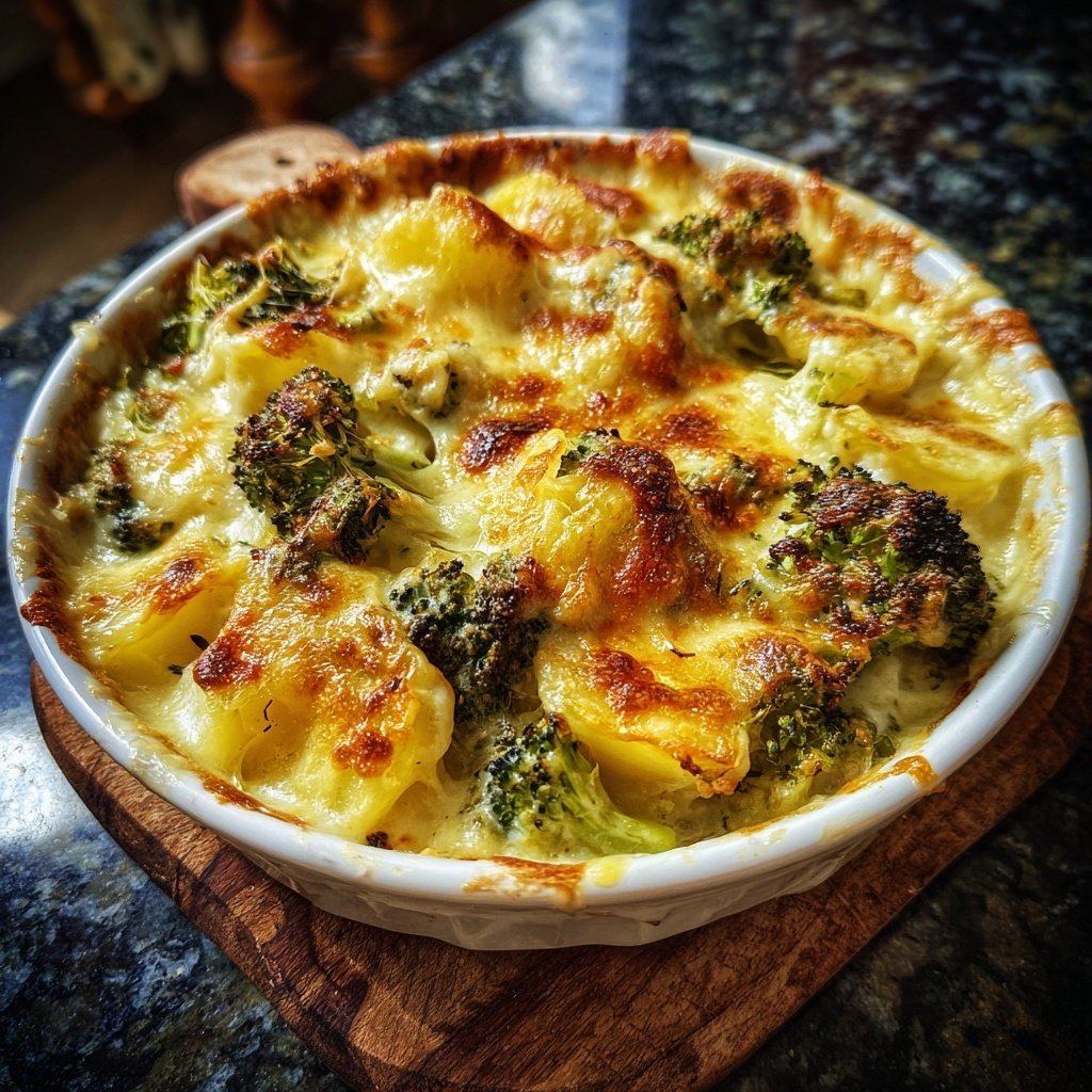 Brokkoli Kartoffel Auflauf Leicht