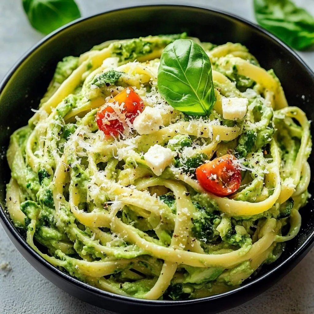Cremige Avocado Pasta