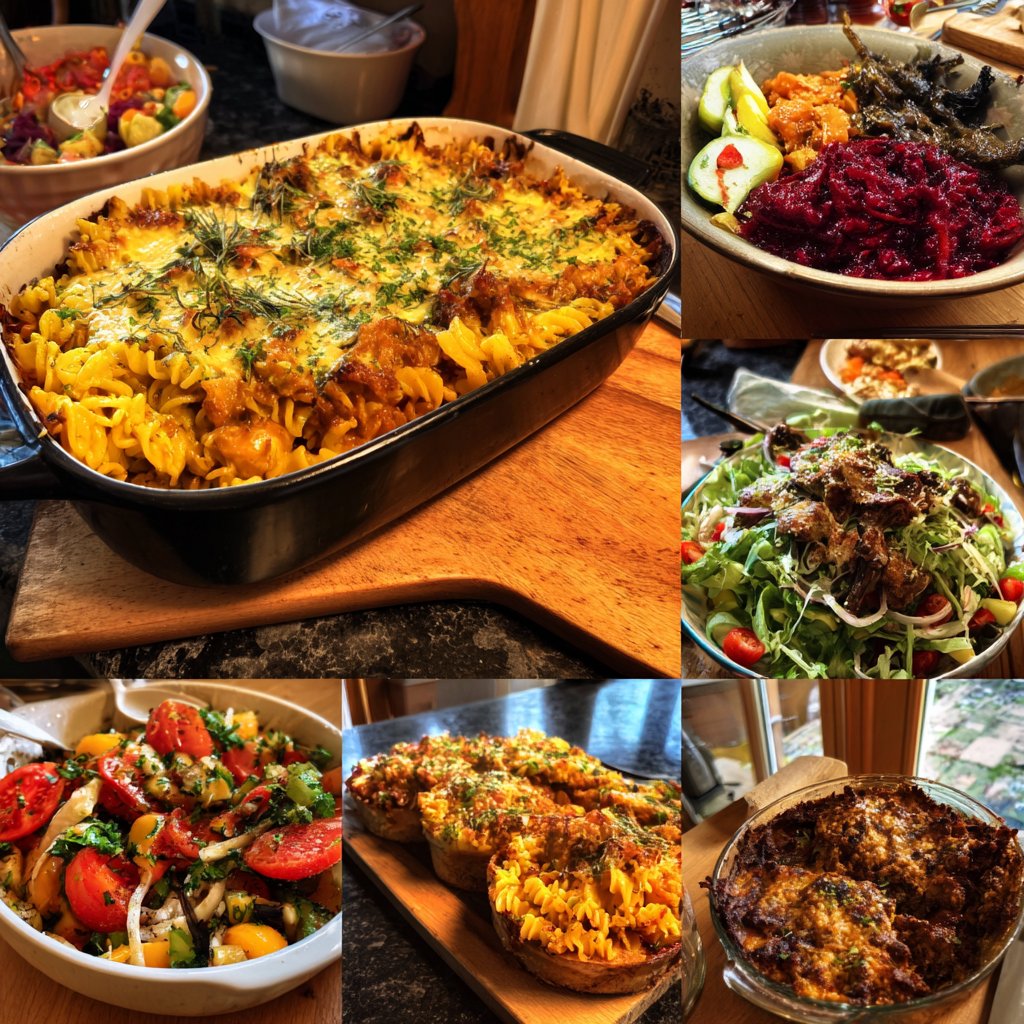 Essen Rezepte für große Runden