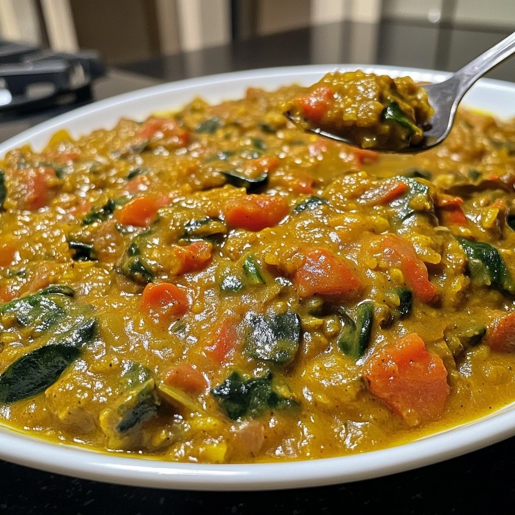 Curry mit grünen Bohnen