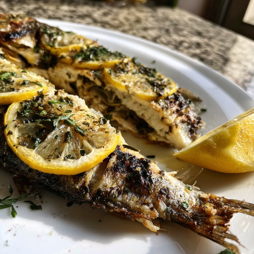 Gesund & Leicht Zitronen-Gegrillter Fisch