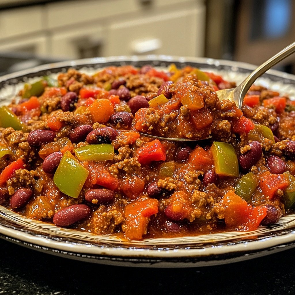 Chili sin Carne mit Paprika