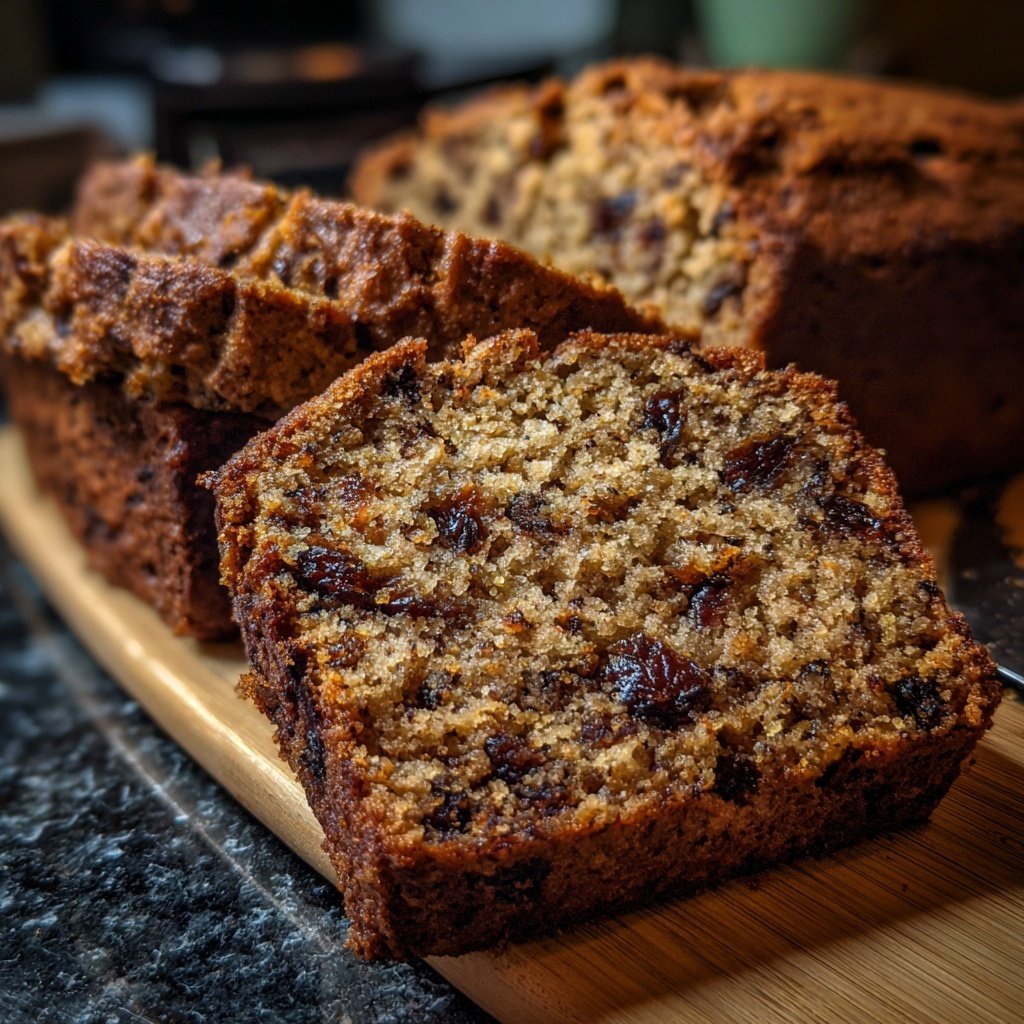Bananenbrot mit Datteln