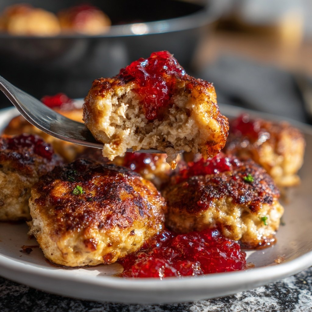 Putenmedaillons mit Fruchtchutney