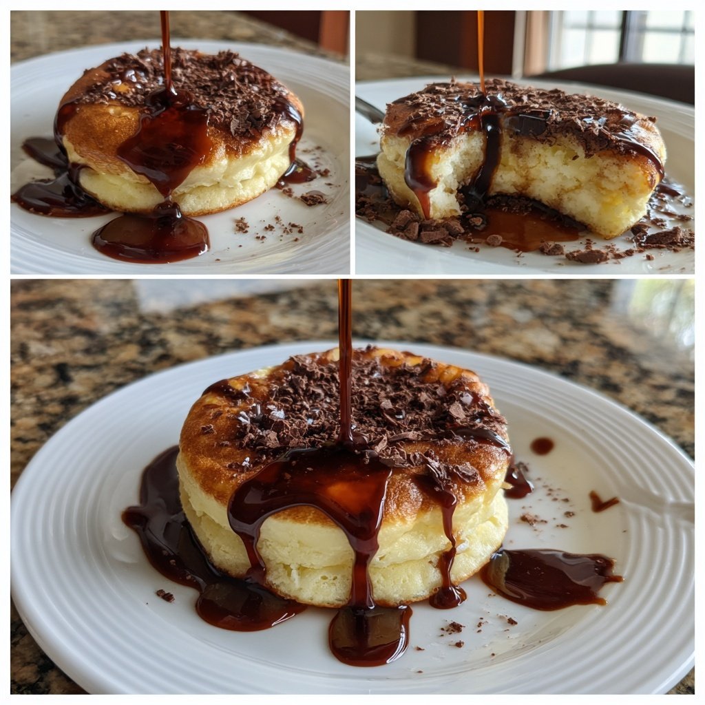 Pfannkuchen mit Schokolade