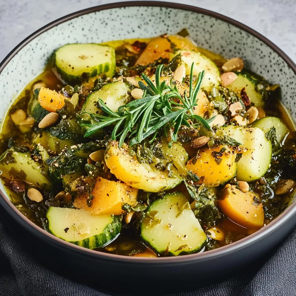 Grünkohl-Linseneintopf mit Kürbis