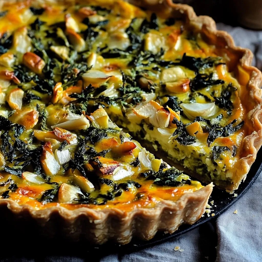 Quiche mit Grünkohl und Möhren